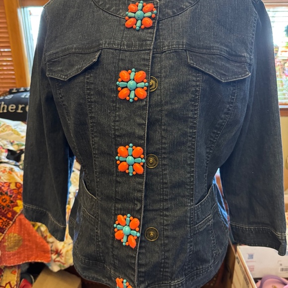 Up Cycle Ruby Rd denim jacket - Picture 1 of 3